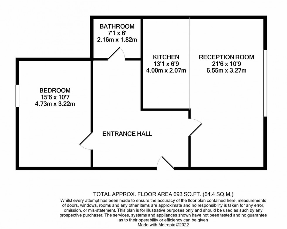 Floorplan for Merton Road, Watford
