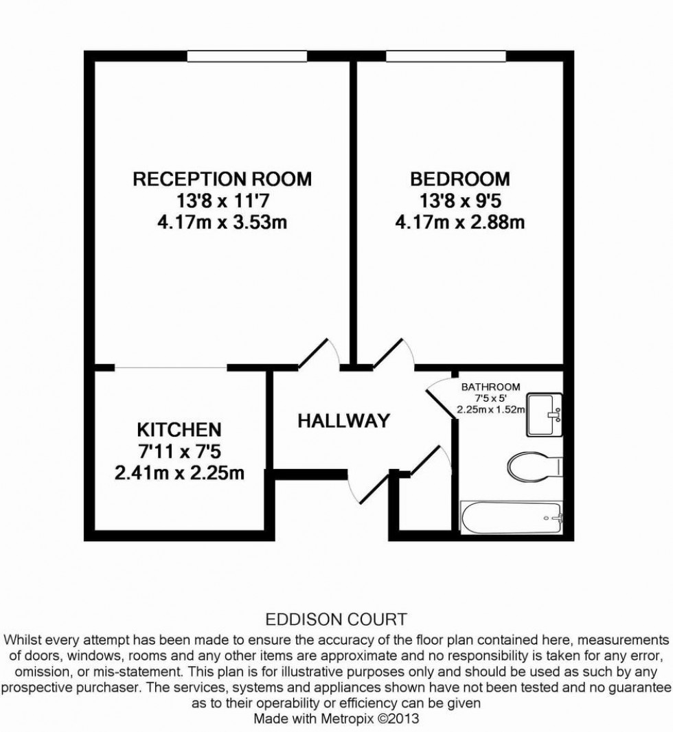 Floorplan for EDISON COURT