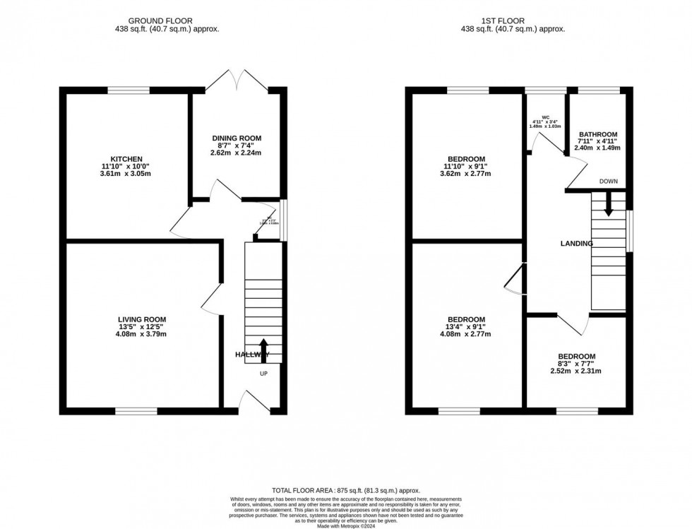 Floorplan for EUSTON AVENUE