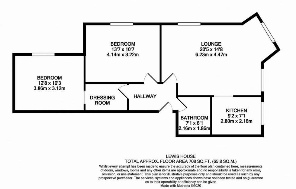 Floorplan for LEWIS HOUSE, Watford