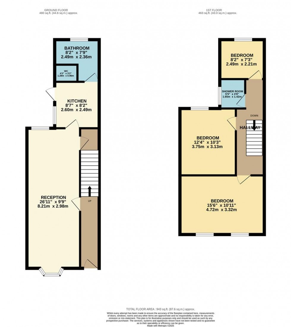 Floorplan for BRIGHTWELL ROAD, Watford
