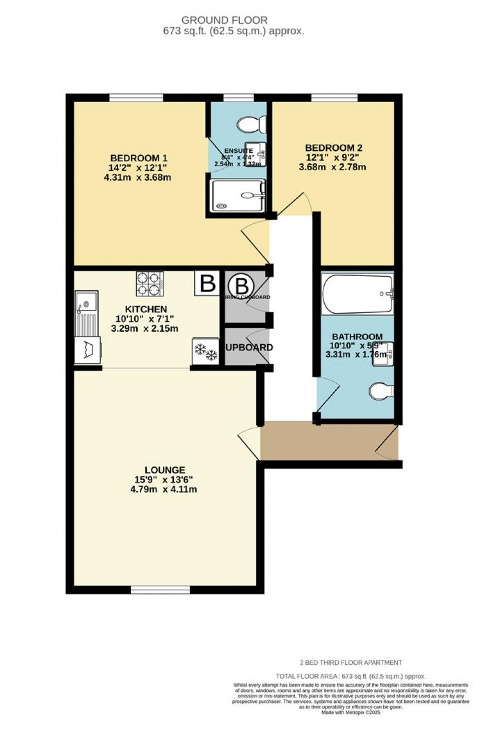 Floorplan for Raven Close, Watford