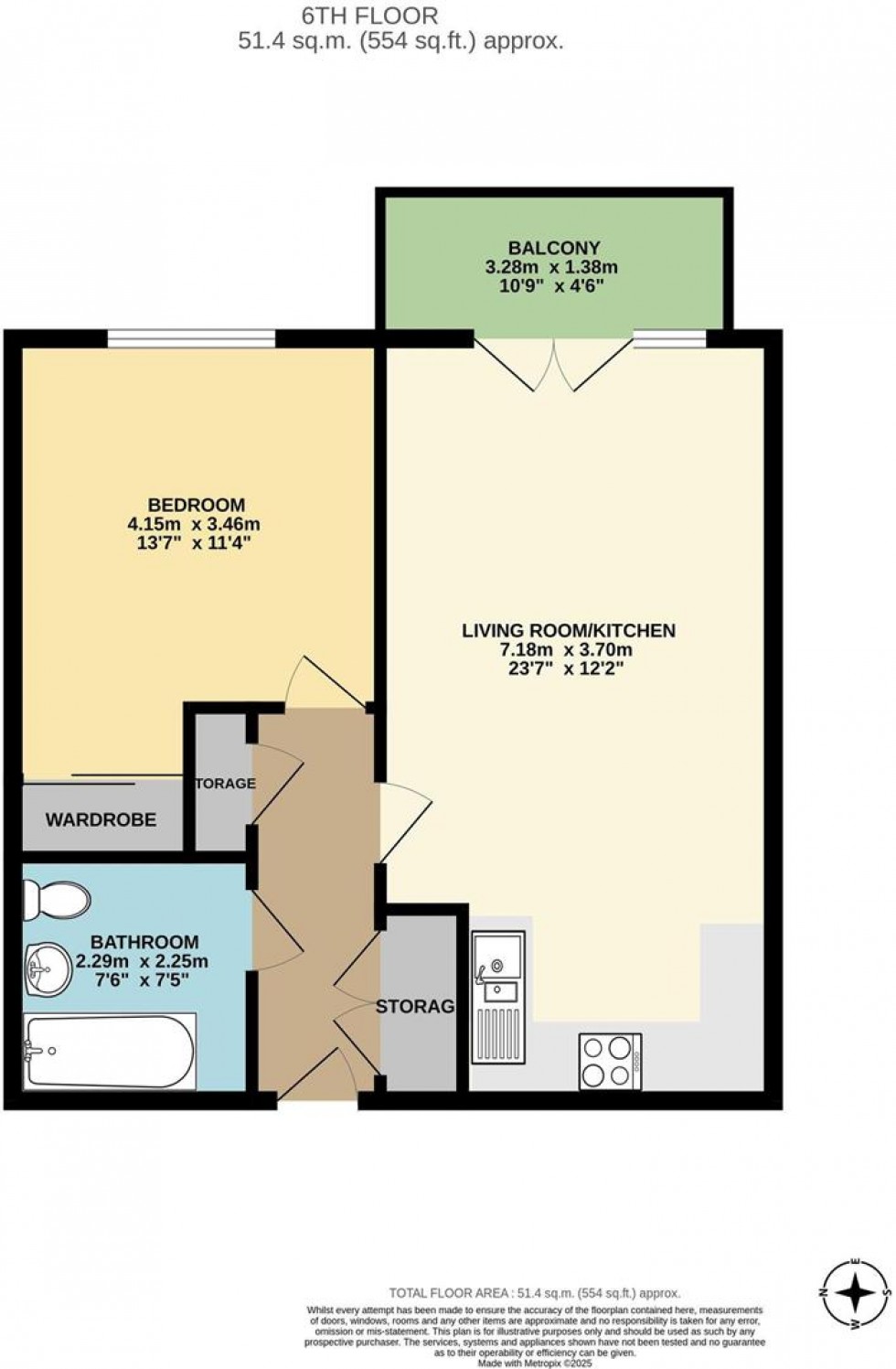 Floorplan for SPRINGWELL APARTMENTS, Watford