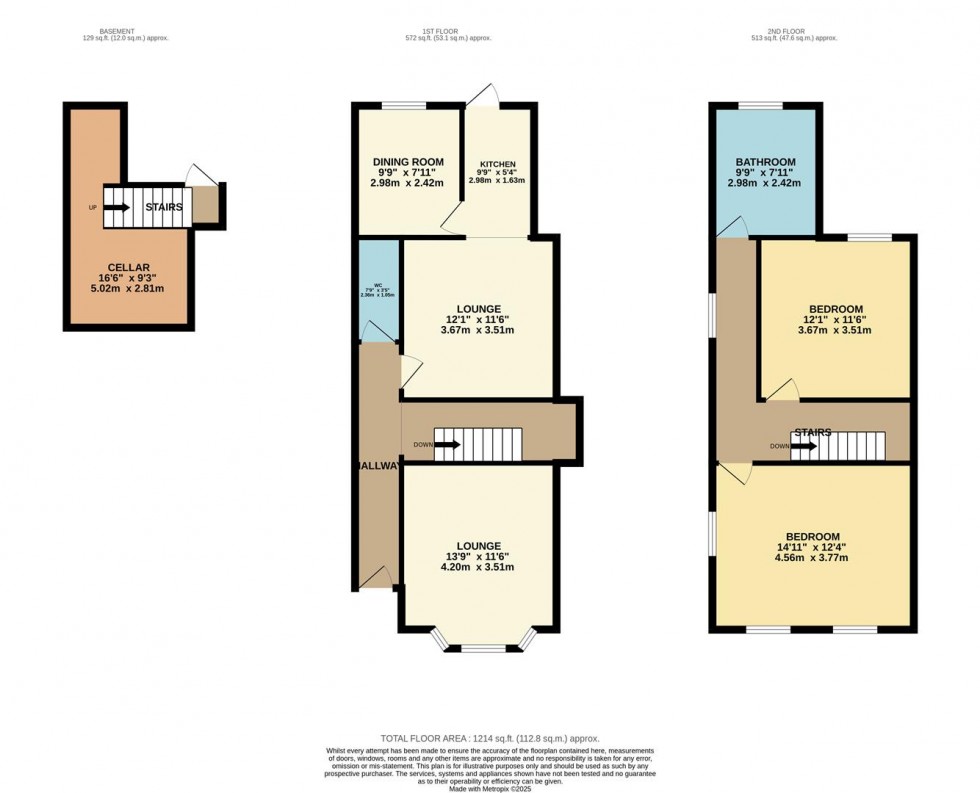 Floorplan for WOODFORD ROAD, Watford