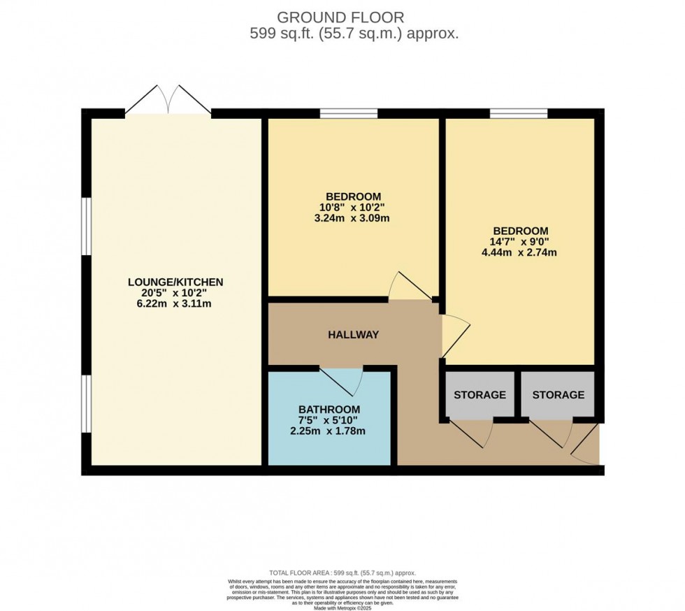 Floorplan for CAMPBELL COURT, Colnehurst Road