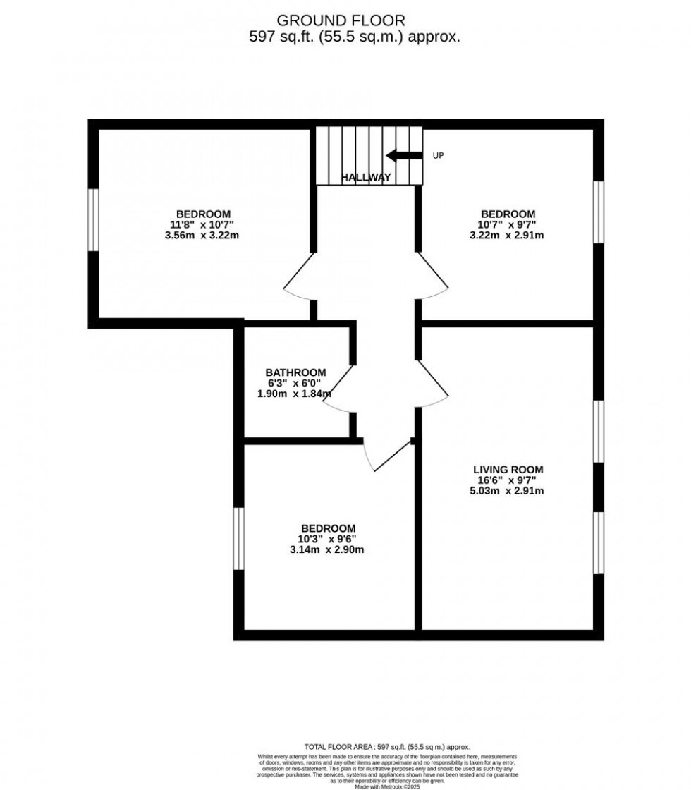 Floorplan for St. Albans Road, Watford