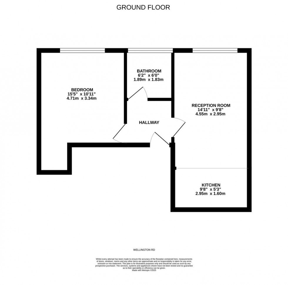 Floorplan for Wellington Road, Watford