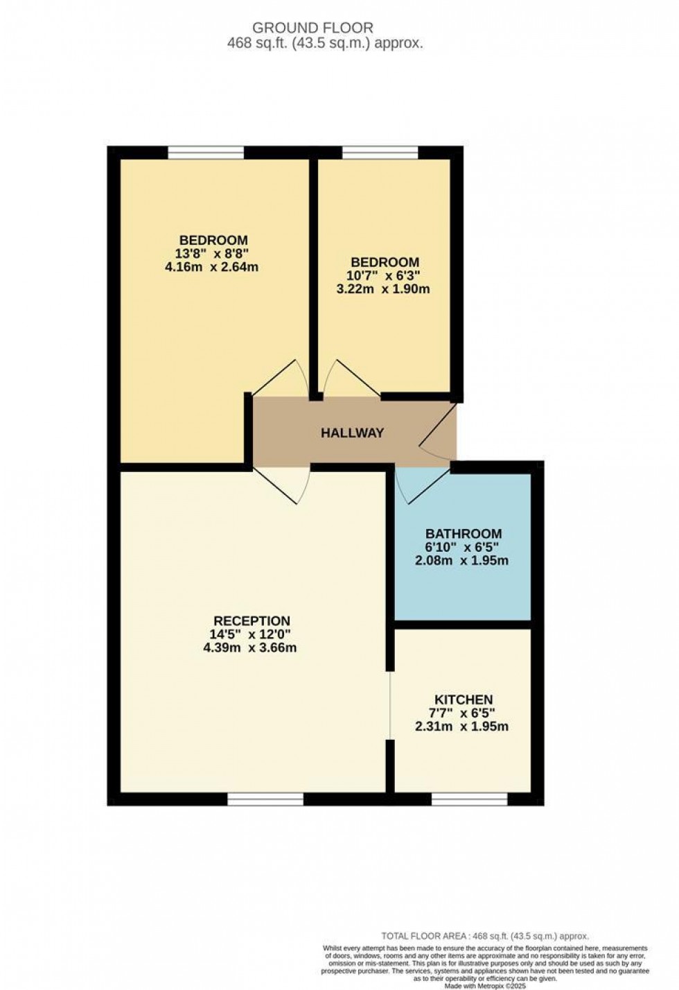 Floorplan for Crown Rise, Watford