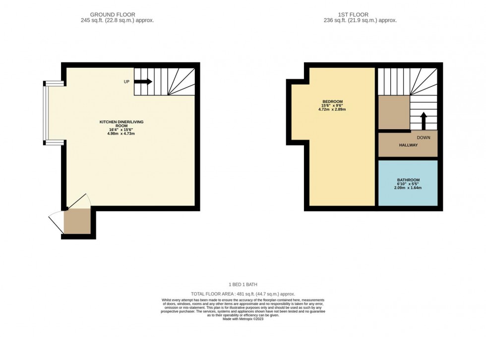 Floorplan for Berkeley Close, Abbots Langley, Hertfordshire