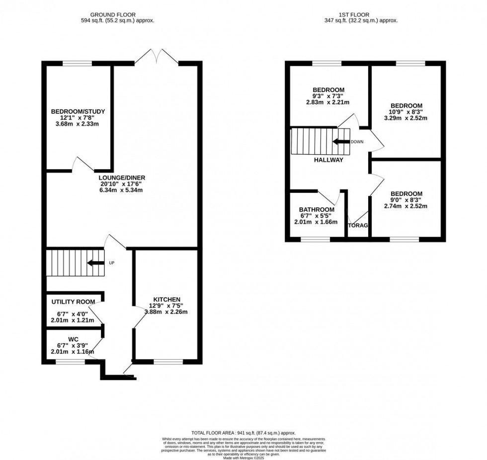 Floorplan for Bramleas, Watford