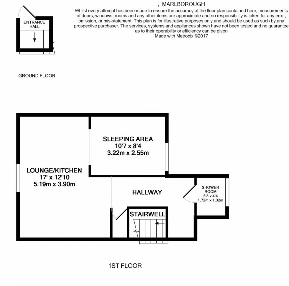 Floorplan for CENTRAL WATFORD WD18 0QB