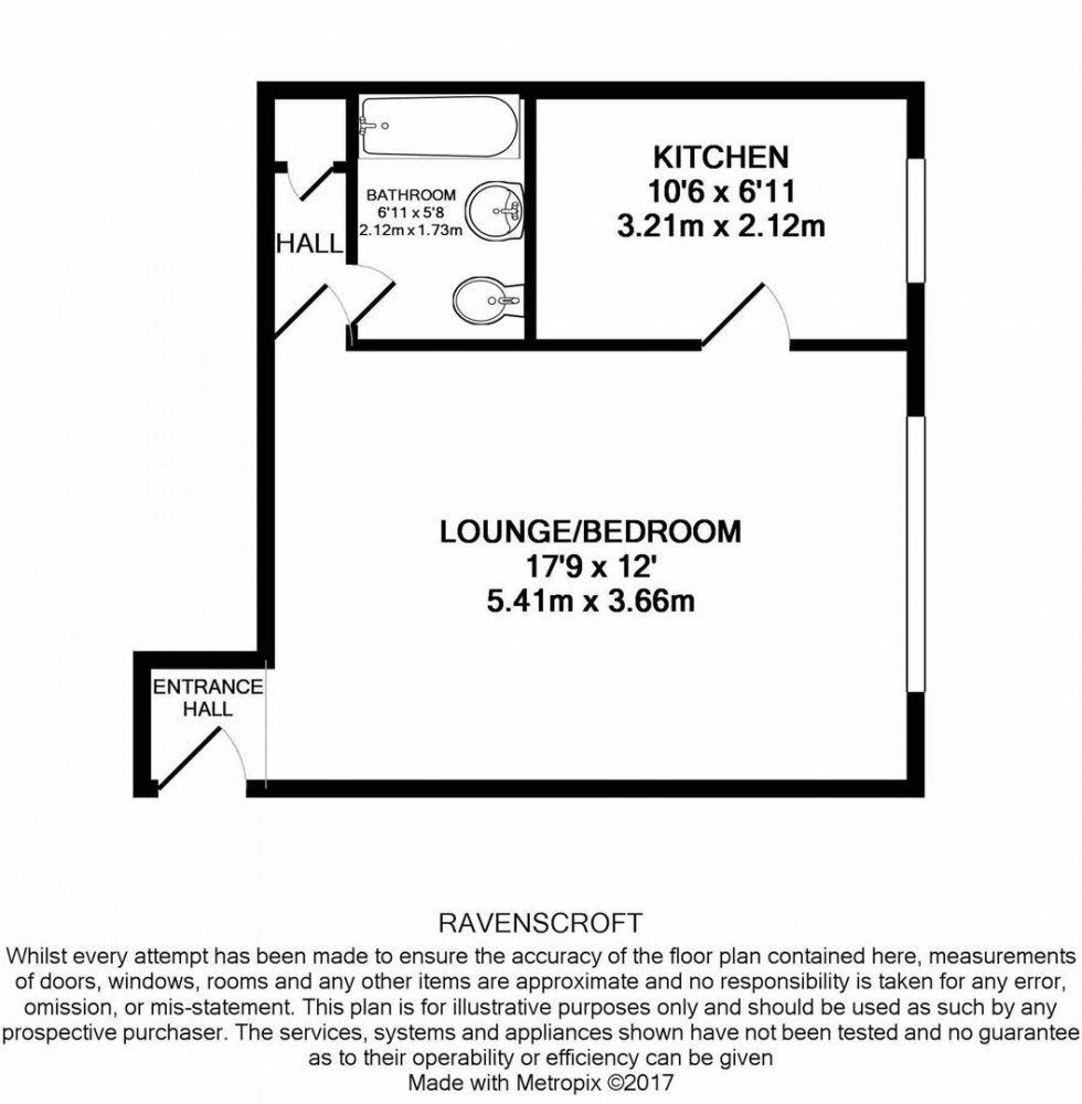 Floorplan for Ravenscroft, Garston
