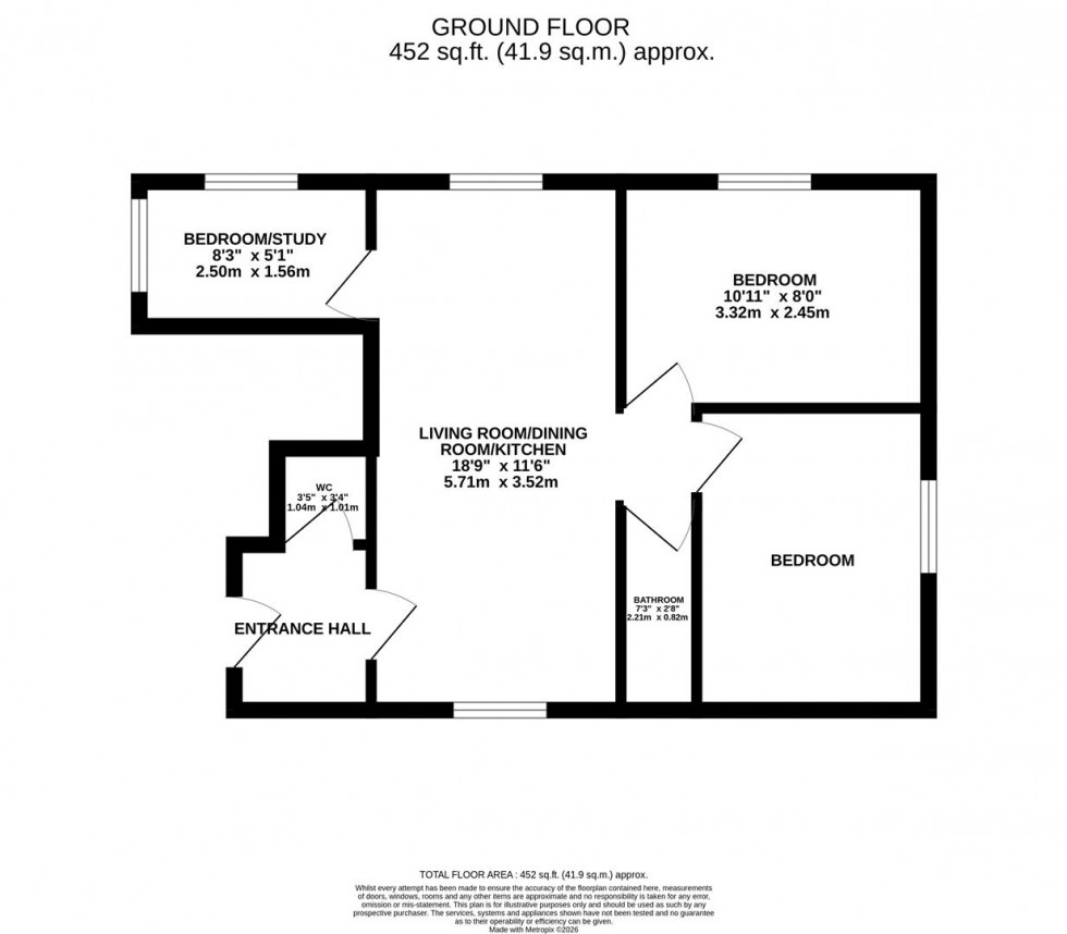 Floorplan for Benskin Road, Watford