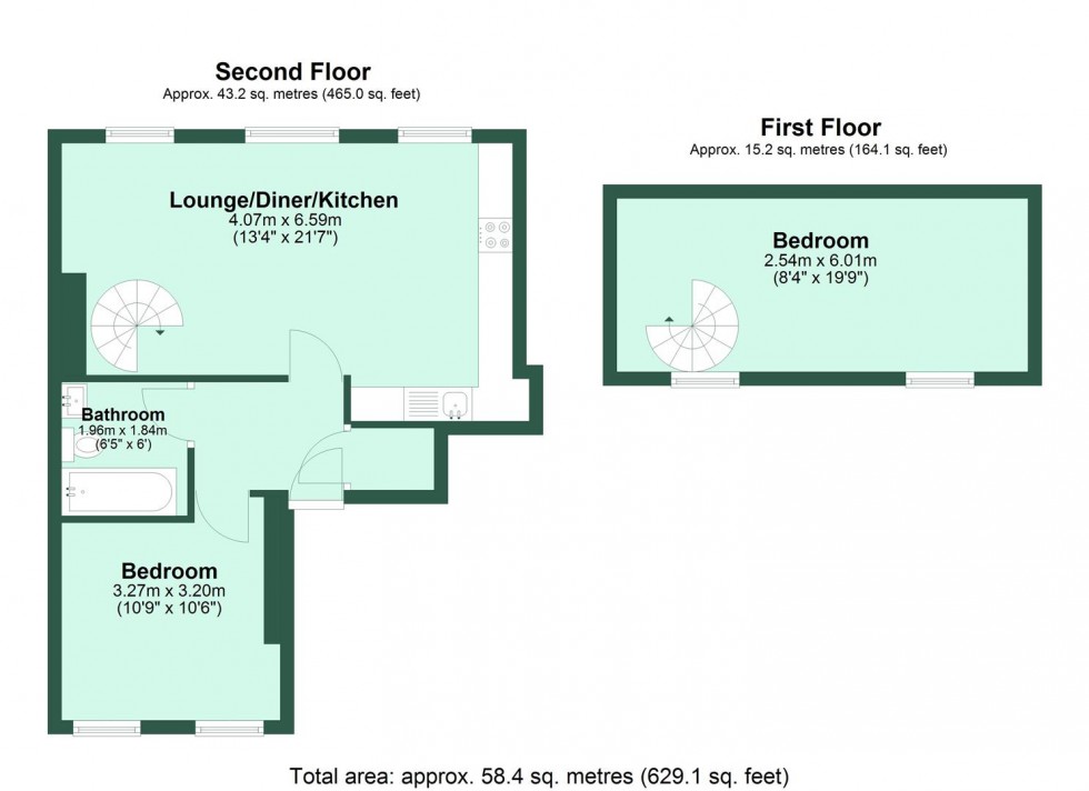 Floorplan for High Street, Watford