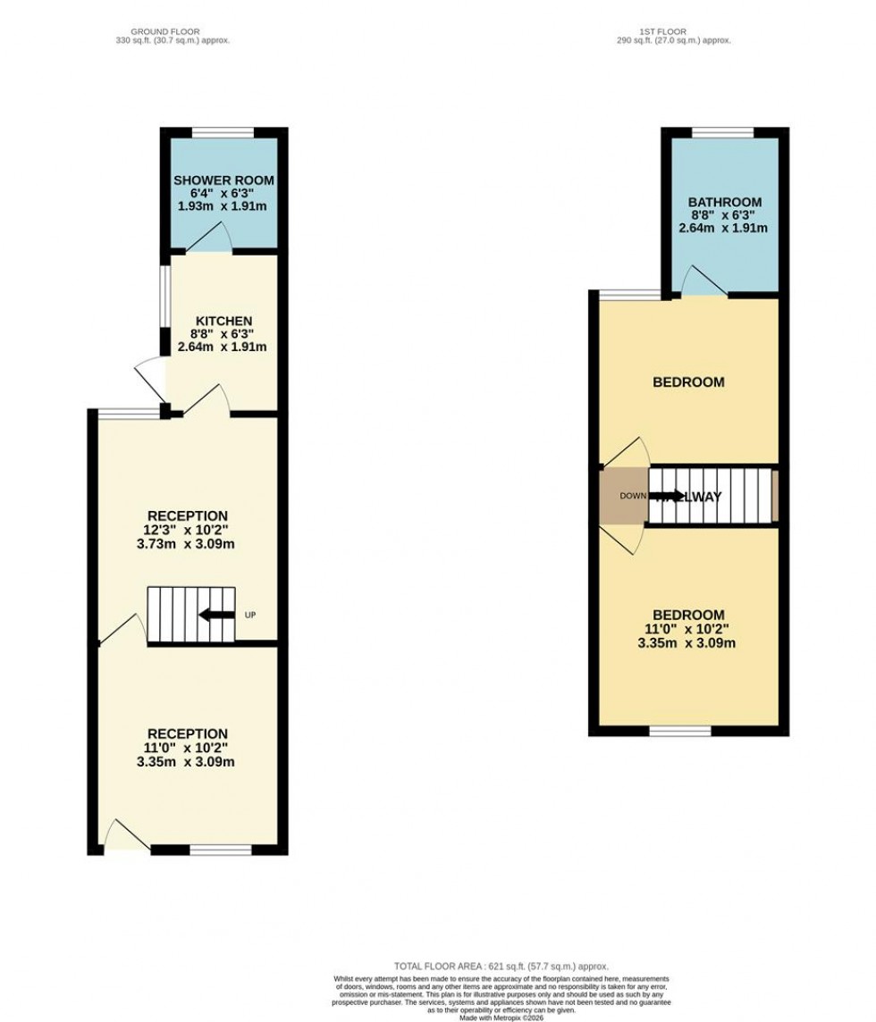 Floorplan for Duke Street, Watford