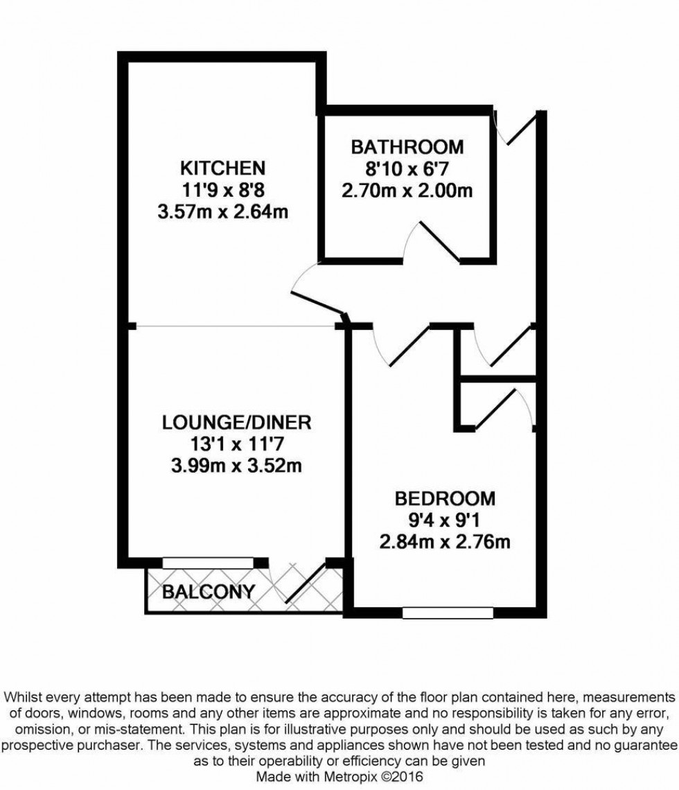 Floorplan for Hemingford Court, Watford