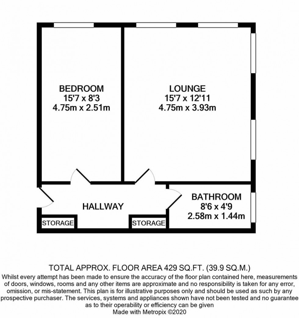 Floorplan for Court View, Watford