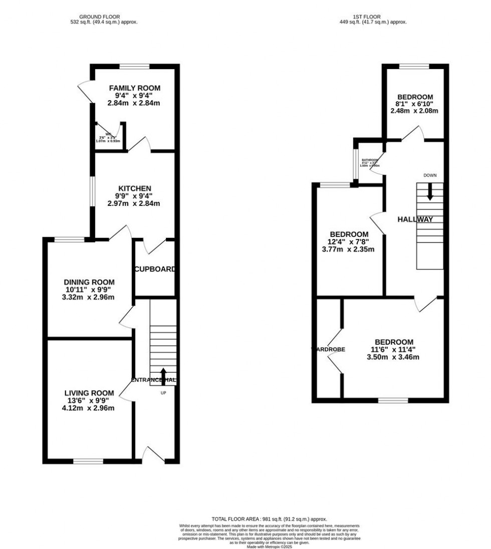 Floorplan for WHIPPENDELL ROAD